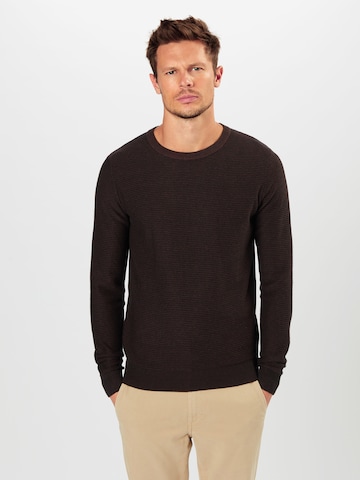 TOM TAILOR Pullover in Braun: predná strana