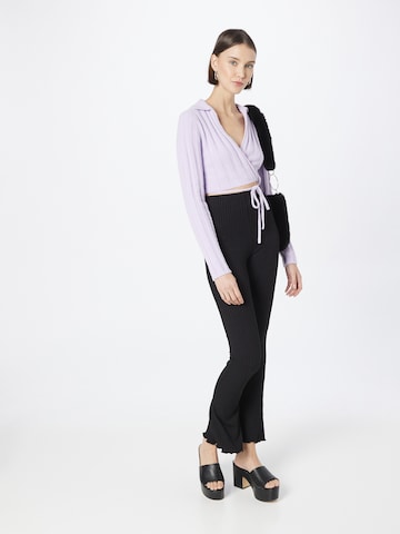 NLY by Nelly Knit Cardigan in Purple