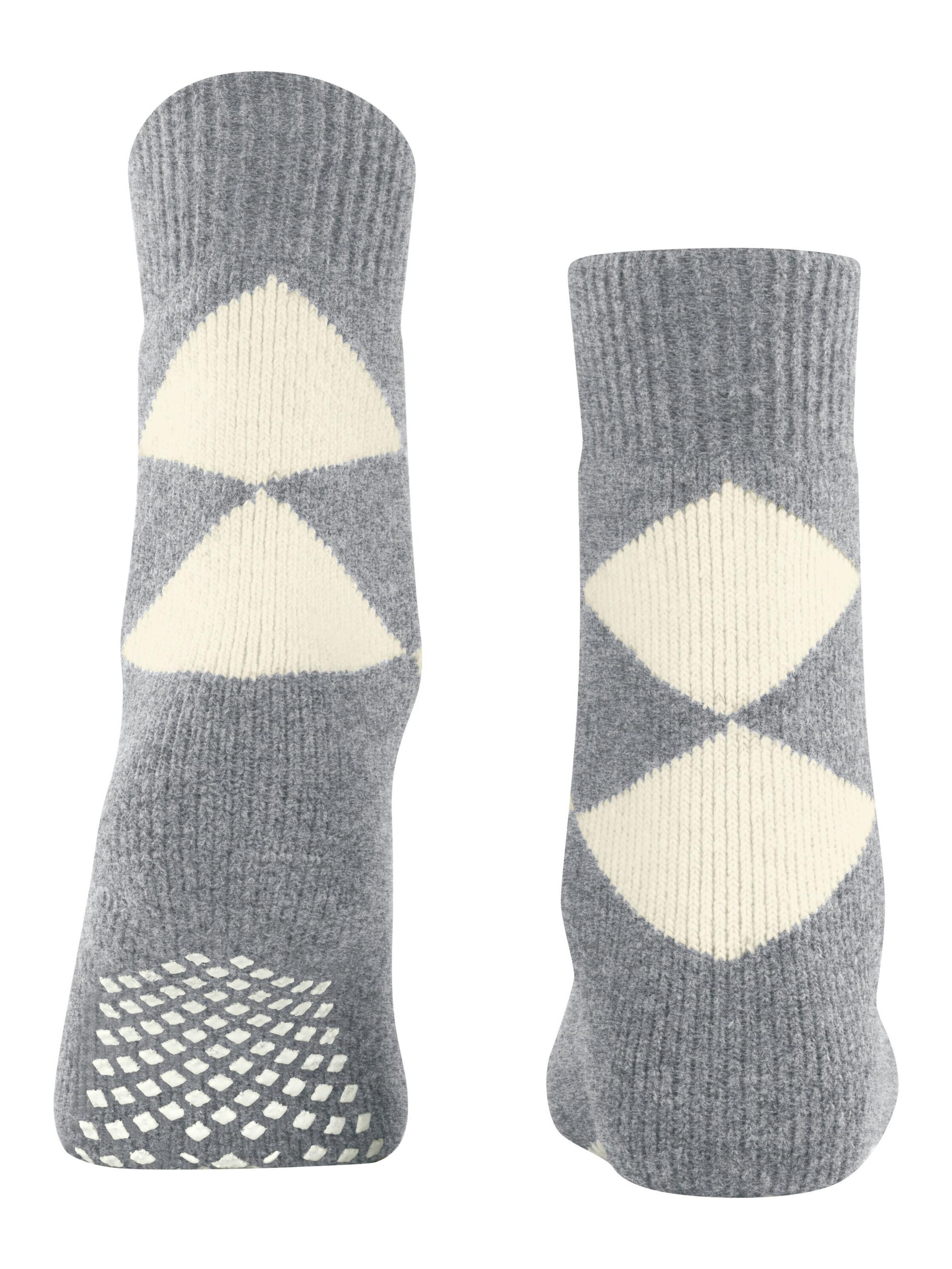 BURLINGTON Socken 'Cosy Argyle'‌‌‌‌ in Grau