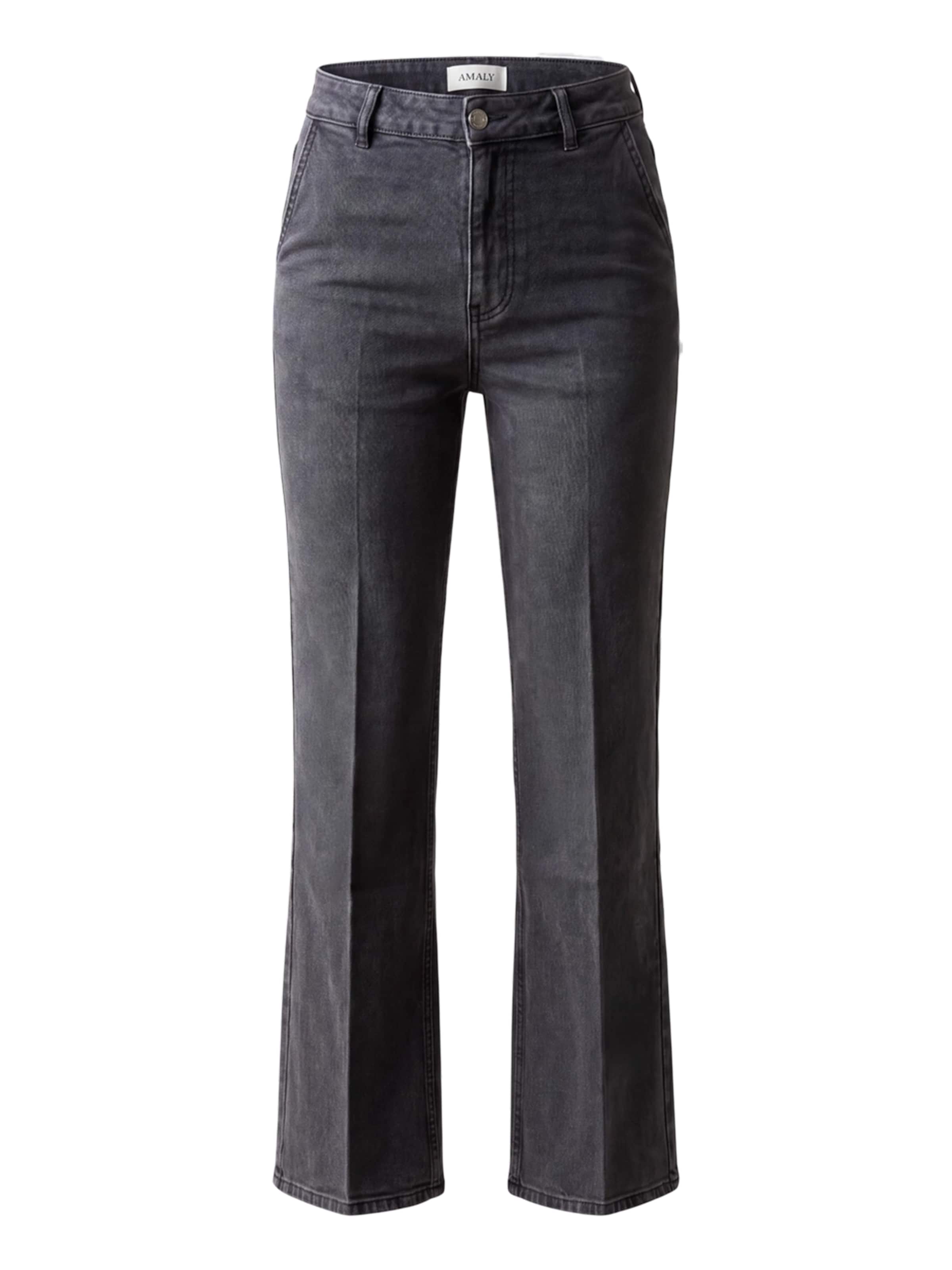 AMALY Flared Jeans in Black: front