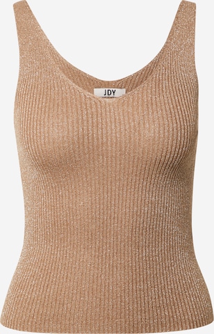 Tops en tricot JDY en marron : devant