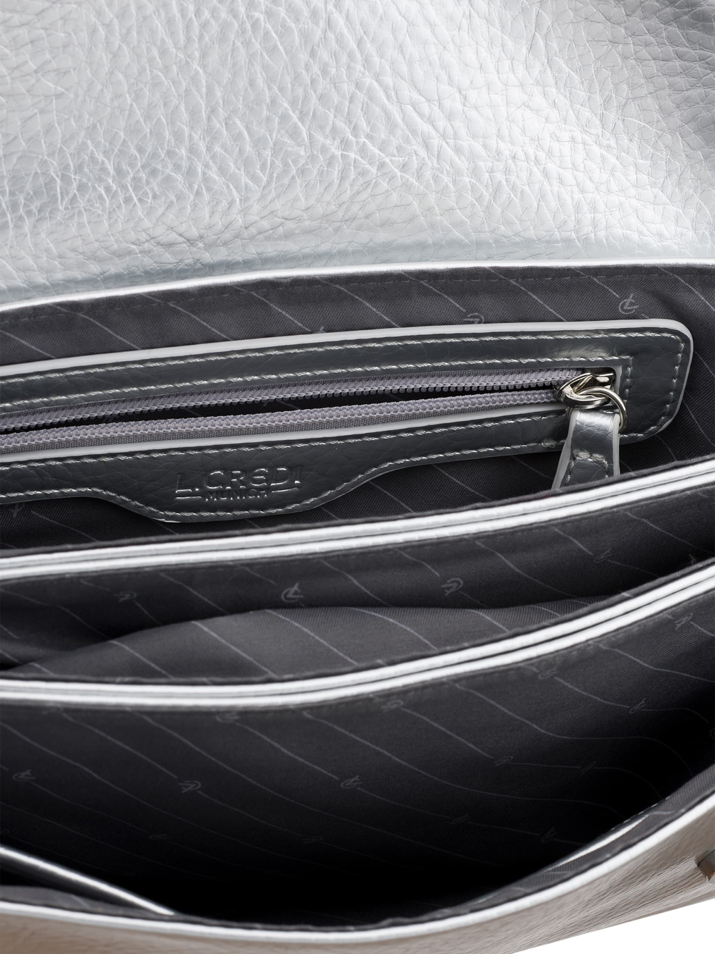 L.CREDI Crossbody bag 'Penina' in Silver