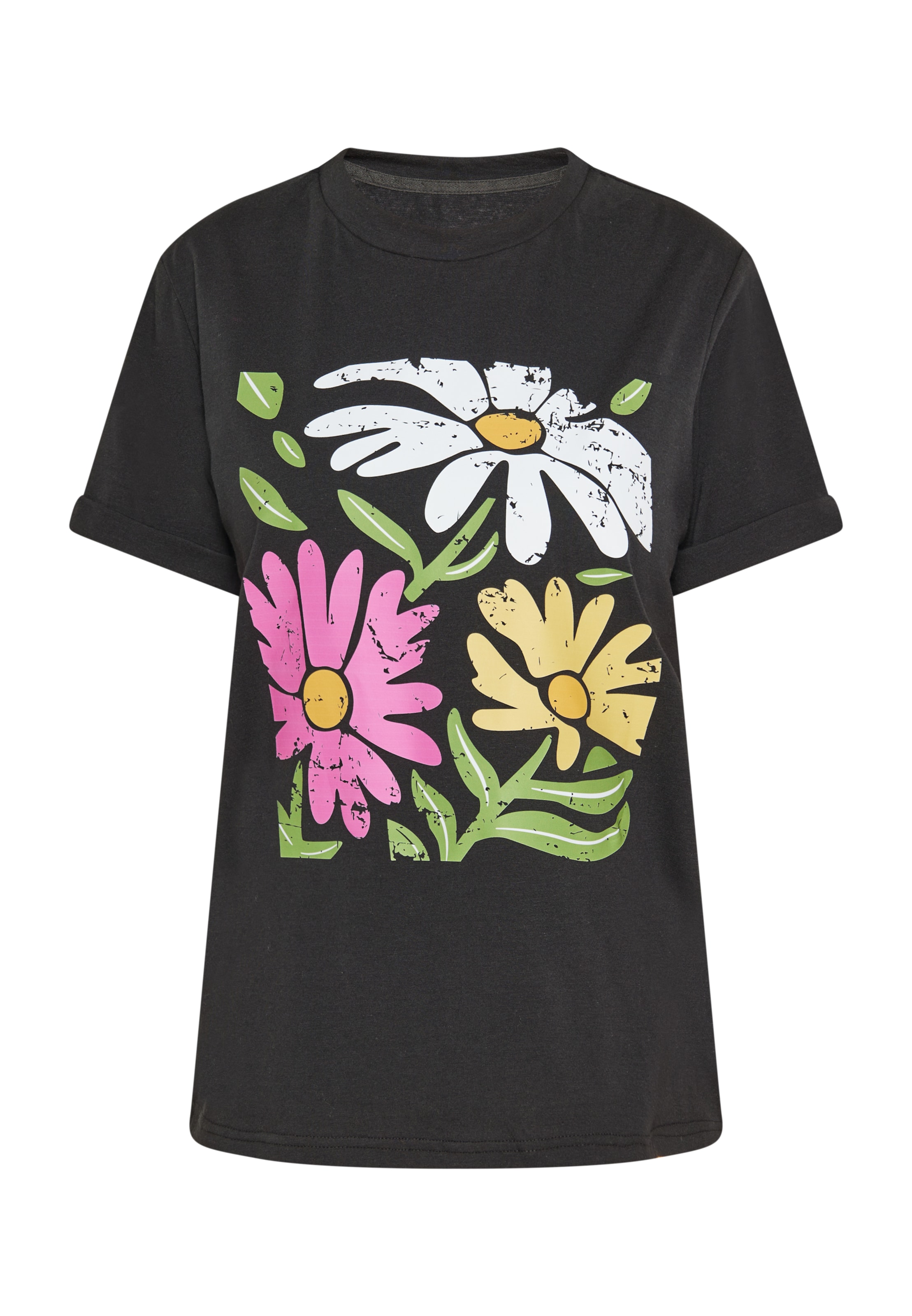 juoda SANIKA Marškinėliai: priekis