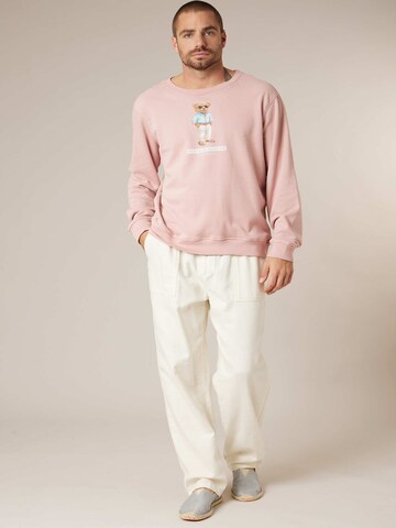 Sweat-shirt ' SLEEKBEAR ' Deeluxe en rose