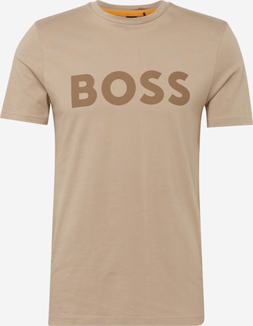 BOSS Orange Shirt 'Thinking 1' in Brown: front