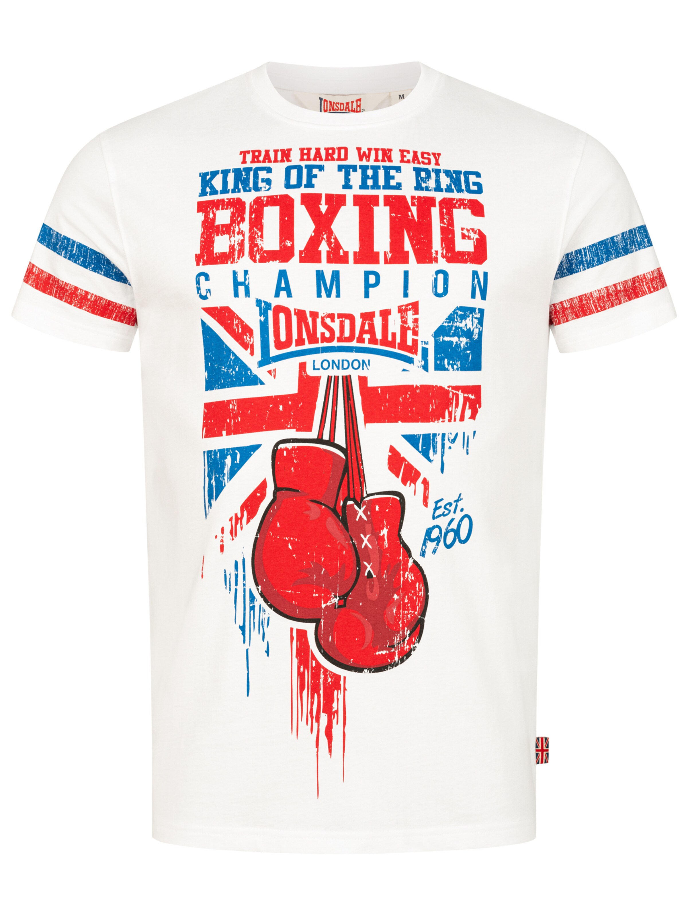 LONSDALE Shirt 'CRUGMEER' in White: front