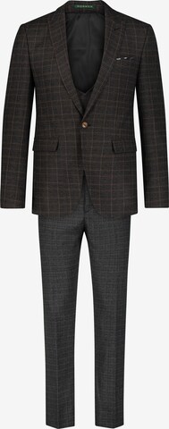 Prestije Suit 'Glencheck' in Brown: front