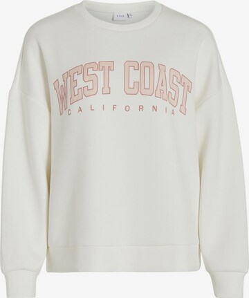 VILA Sweatshirt in White: front