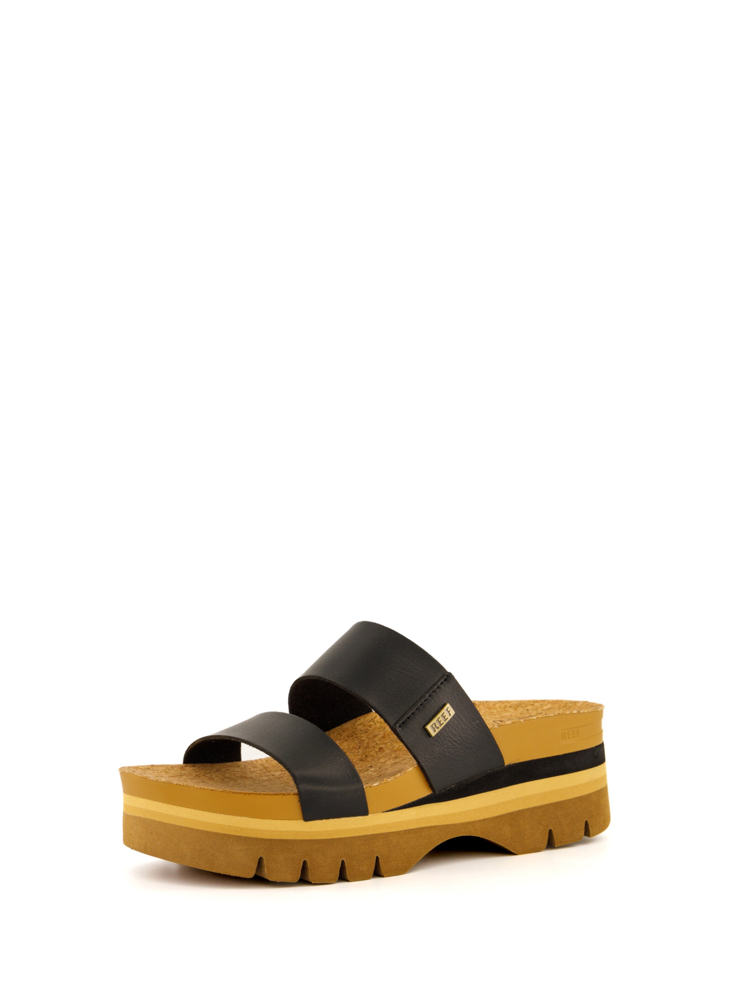 REEF Sandale 'Cushion Vista Higher' in Schwarz: Vorderseite