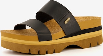 Sandales 'Cushion Vista Higher' REEF en noir : devant