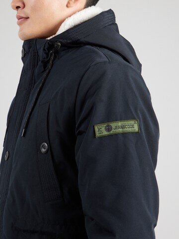 INDICODE JEANS Kurtka zimowa 'West' w kolorze czarny