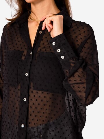 SASSYCLASSY Bluza | črna barva