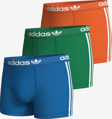ADIDAS ORIGINALS Boxer shorts ' Comfort Flex Cotton 3 Stripes ' in Blue: front