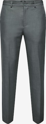 Coupe slim Pantalon à plis Only & Sons en gris : devant