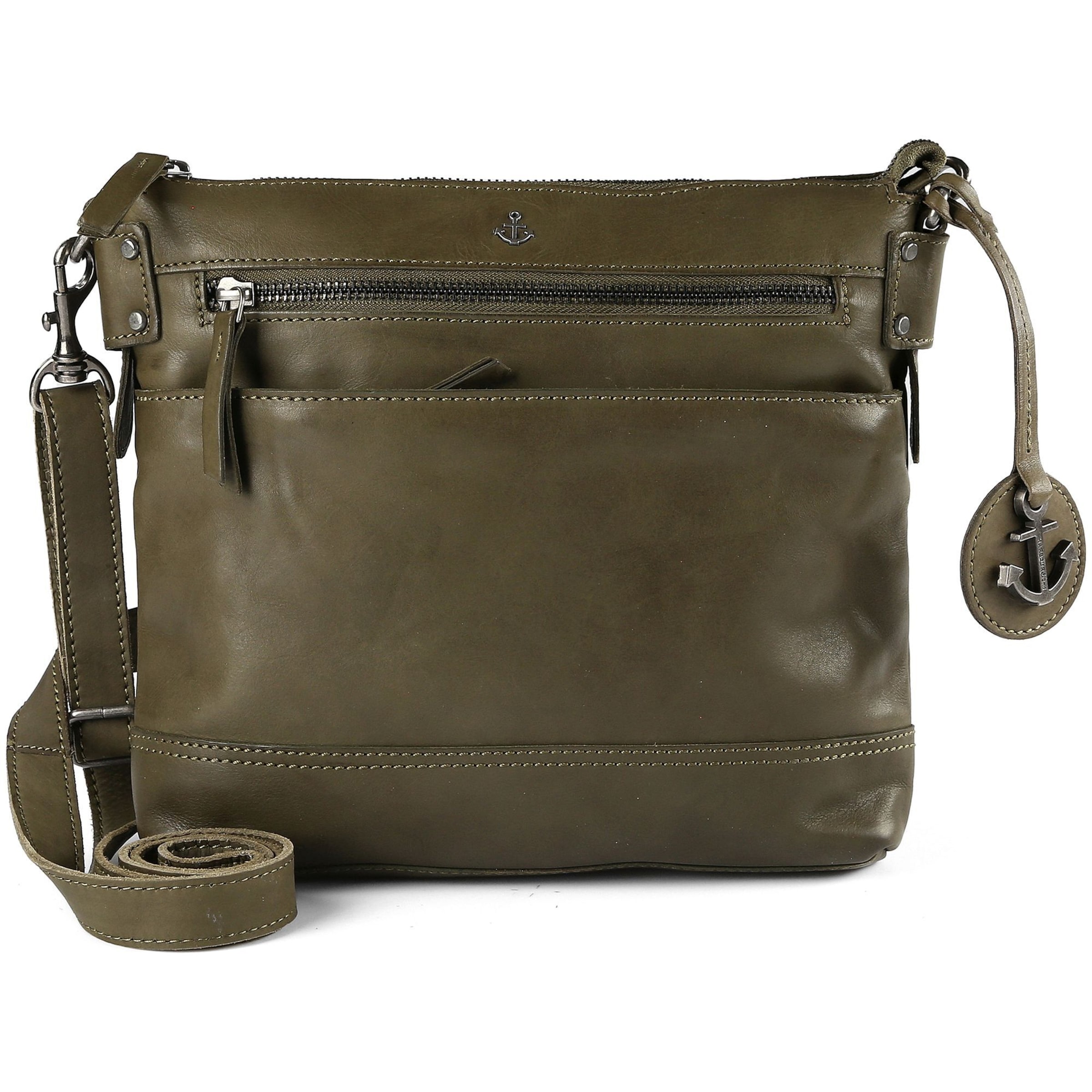 Harbour 2nd Umhängetasche 'Isalie' in Grün: Vorderseite