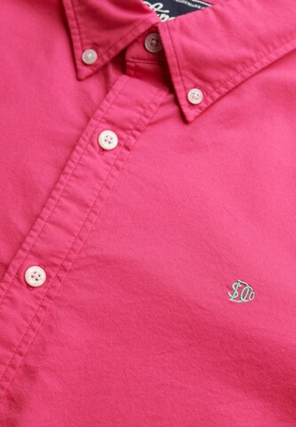 Superdry Slim Fit Hemd in Pink