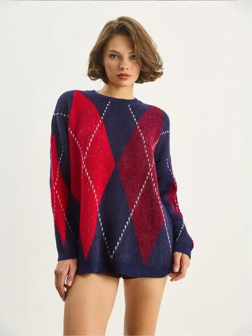 Pull-over 'Pullover' Bianco Lucci en bleu