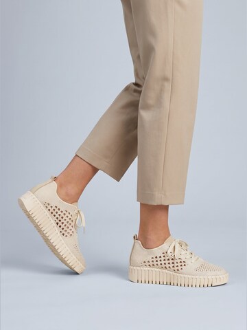 ILSE JACOBSEN Sneaker low 'Tulip' i beige: forside