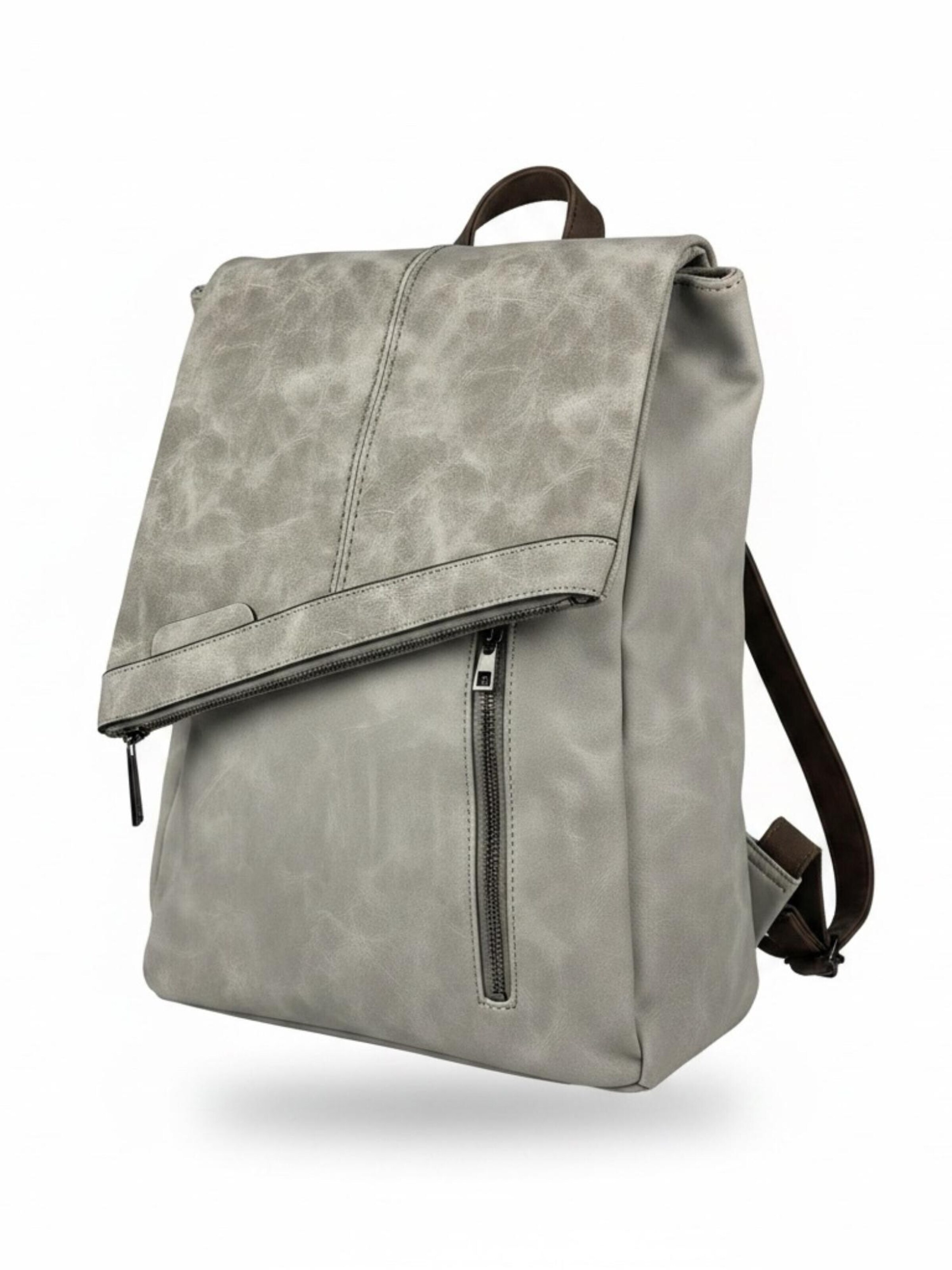 Zaino 'Rucksacktasche' di Kumixi in grigio: frontale