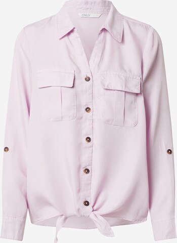 ONLY - Blusa 'Karla' em roxo: frente