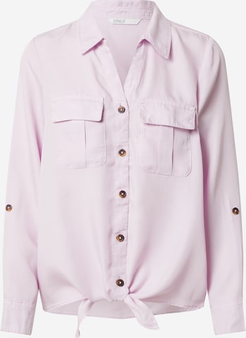 ONLY Blouse 'Karla' in Purple: front