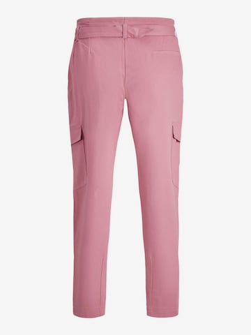 JJXX Tapered Pleat-Front Pants 'AUDREY' in Pink