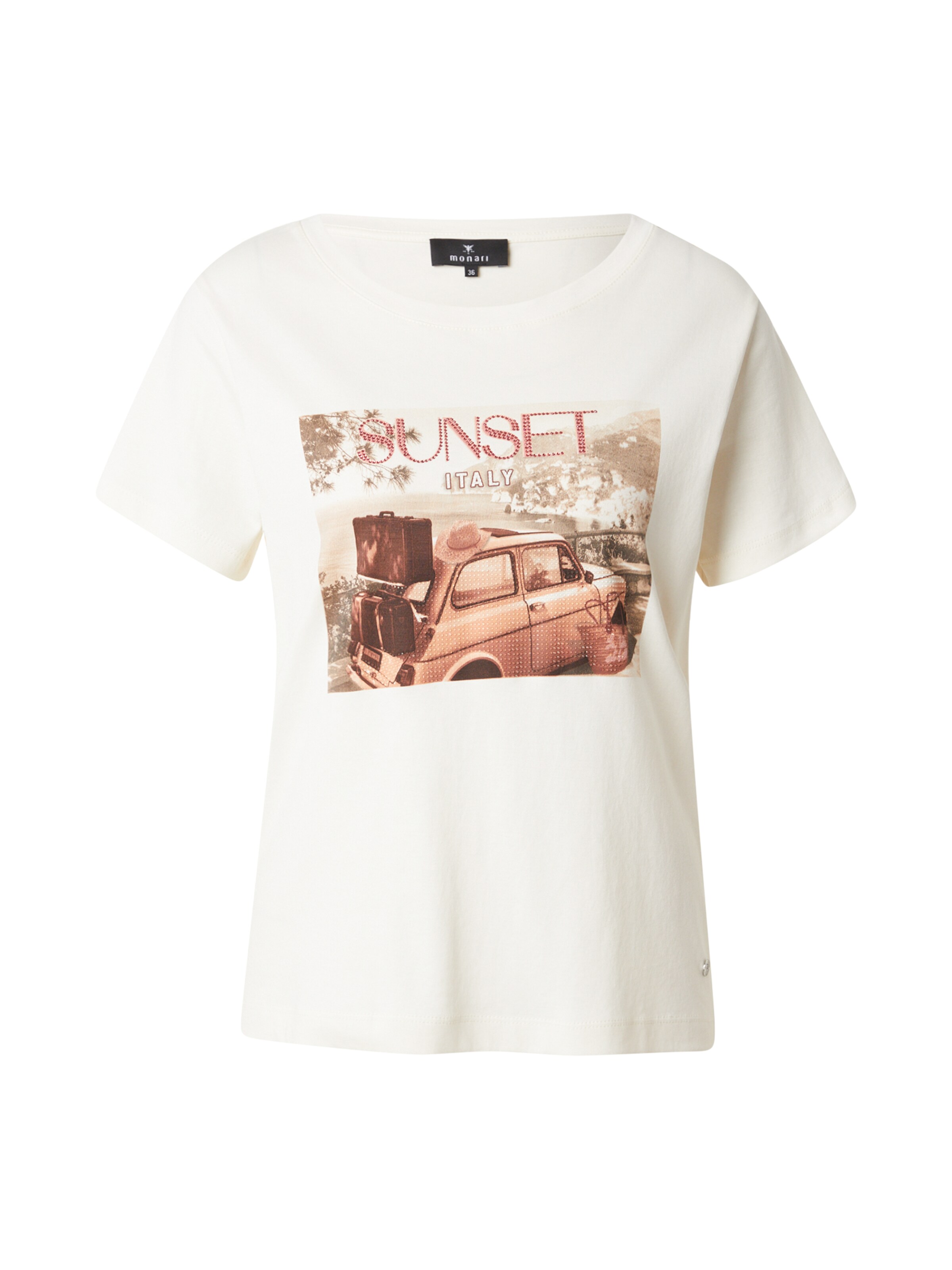 monari - Camiseta en beige: frente