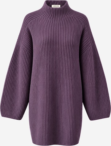 Robes en maille 'Neea' EDITED en violet : devant