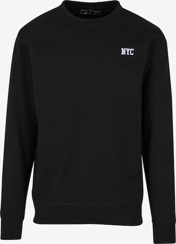 Mister Tee Sweatshirt 'NYC Wording' in Schwarz: Vorderseite