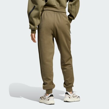 ADIDAS SPORTSWEAR Tapered Sportbroek 'Z.N.E.' in Bruin