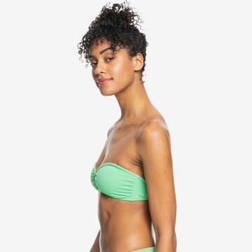 ROXY Bandeau Athletic Bikini Top in Green