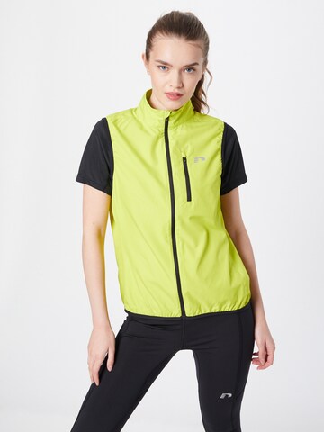 Gilet de sport Newline en jaune : devant