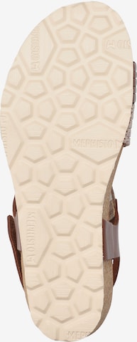 MEPHISTO Strap Sandals 'Renza' in Brown
