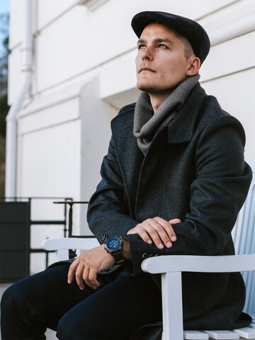 Fawler Scarf ' Frisco ' in Grau: Vorderseite
