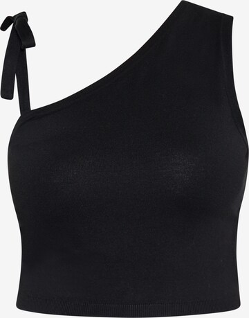 NAEMI Top in Black: front