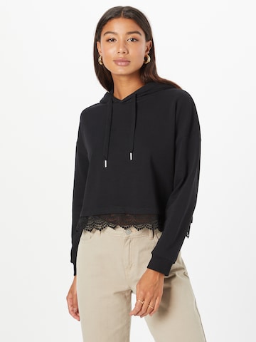 ABOUT YOU Sweatshirt 'Letizia' in Black: front