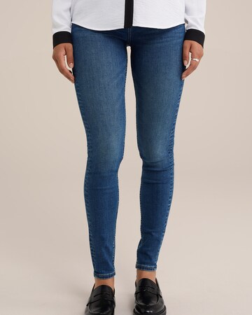 Skinny Jean WE Fashion en bleu : devant