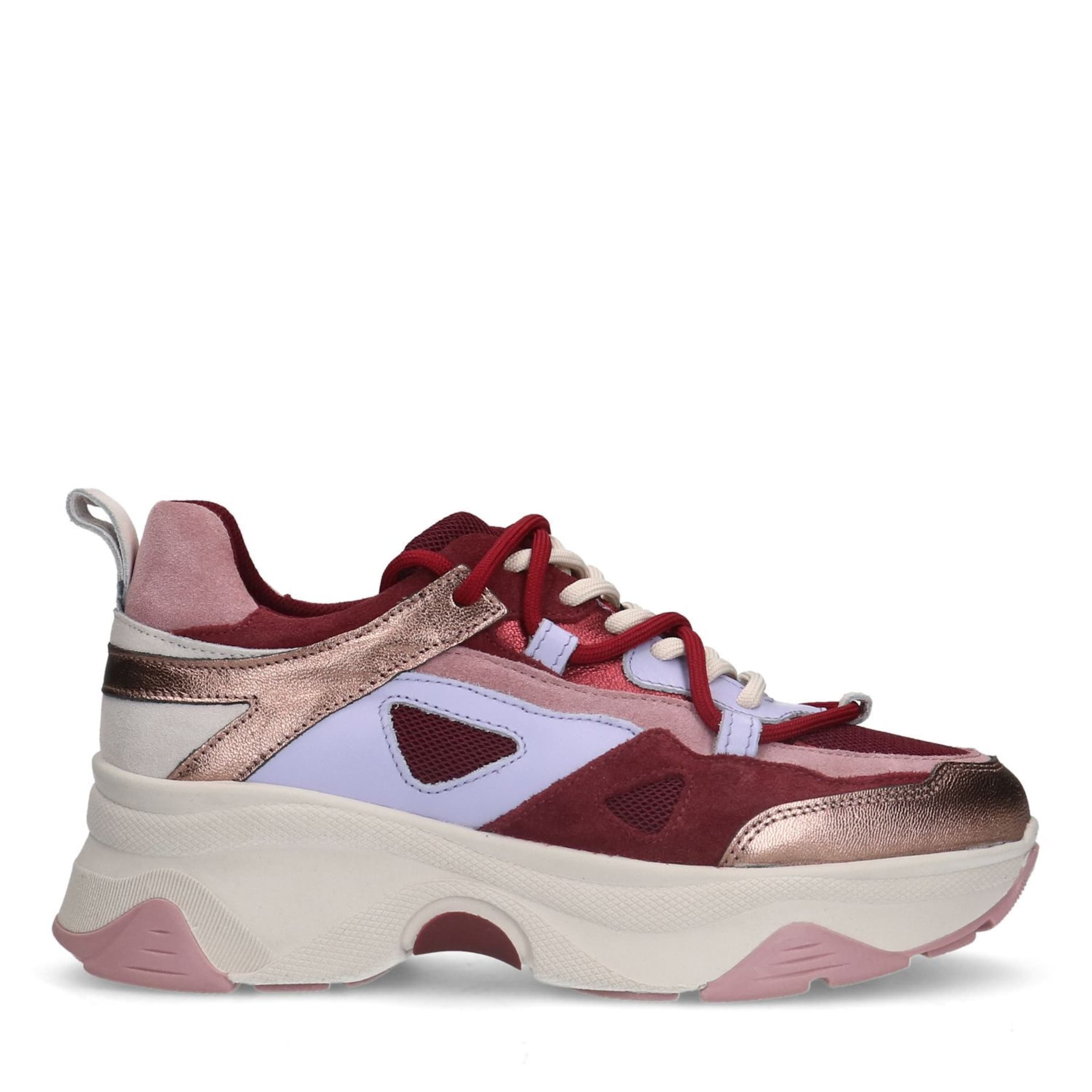 Baskets basses SACHA en rouge