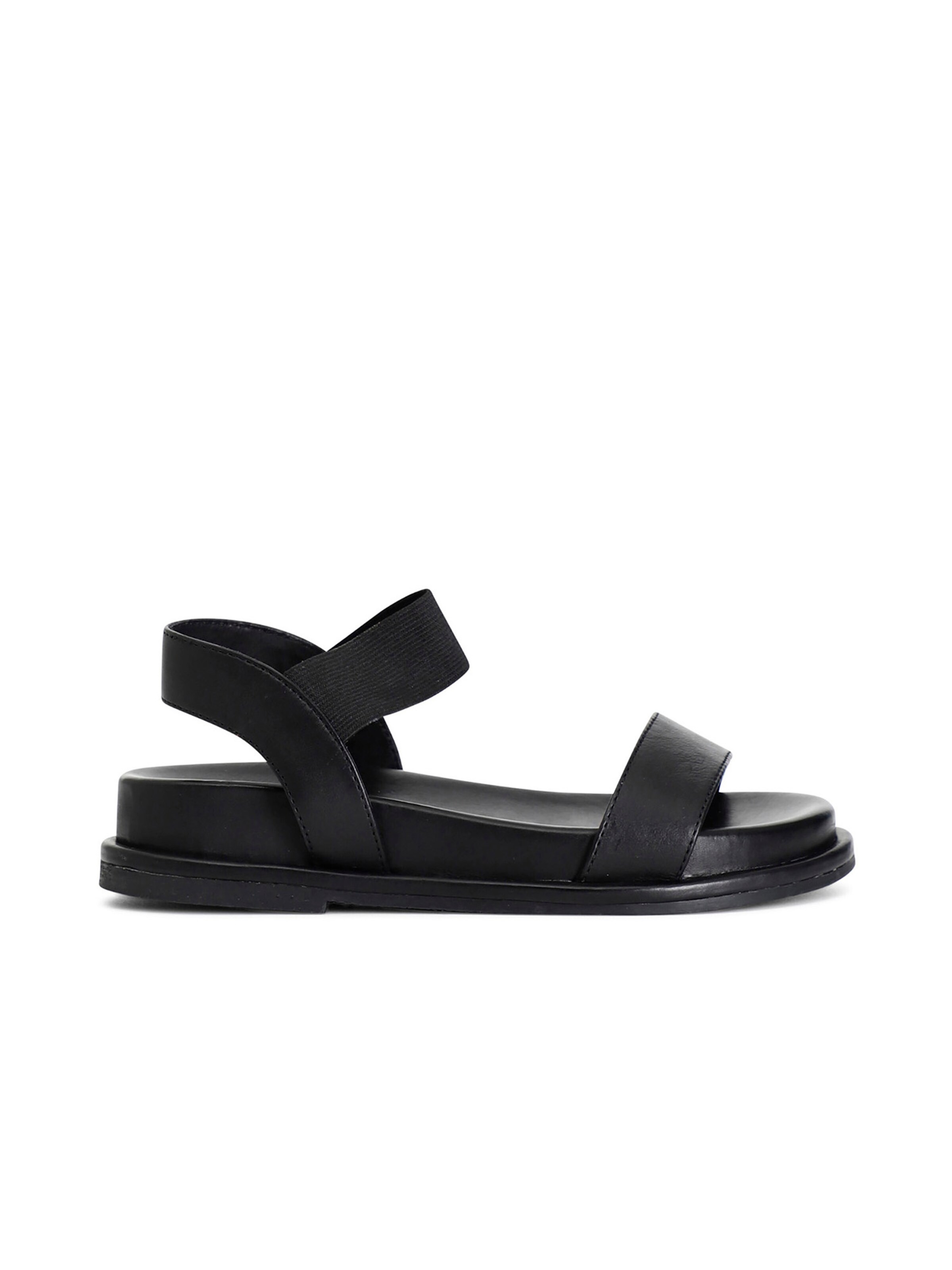 Sandalo di CAFè NOIR in nero: frontale