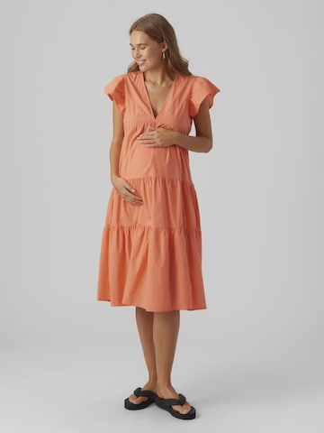 Vero Moda Maternity Zomerjurk in Oranje