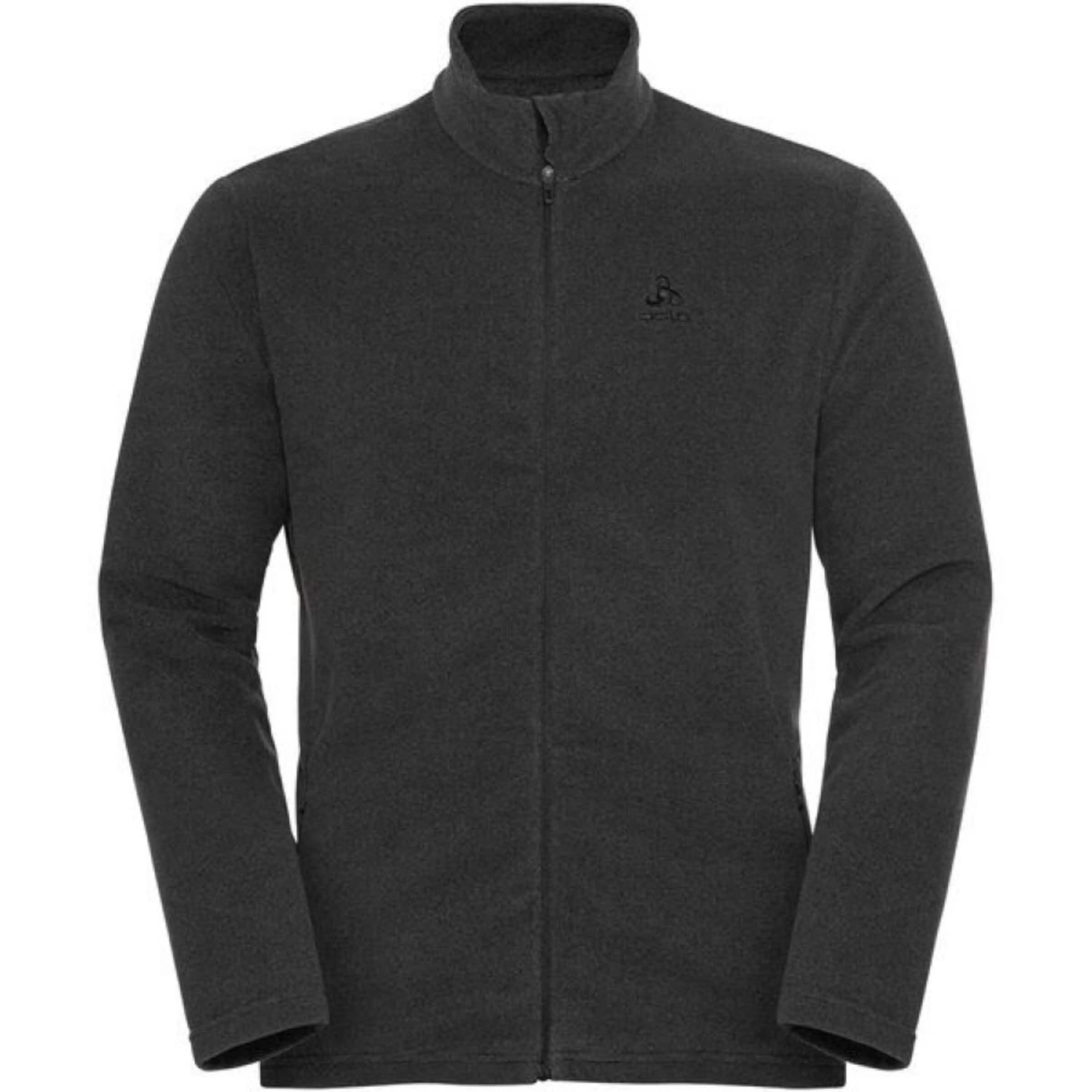 ODLO Athletic Fleece Jacket 'Roy' in Grey: front