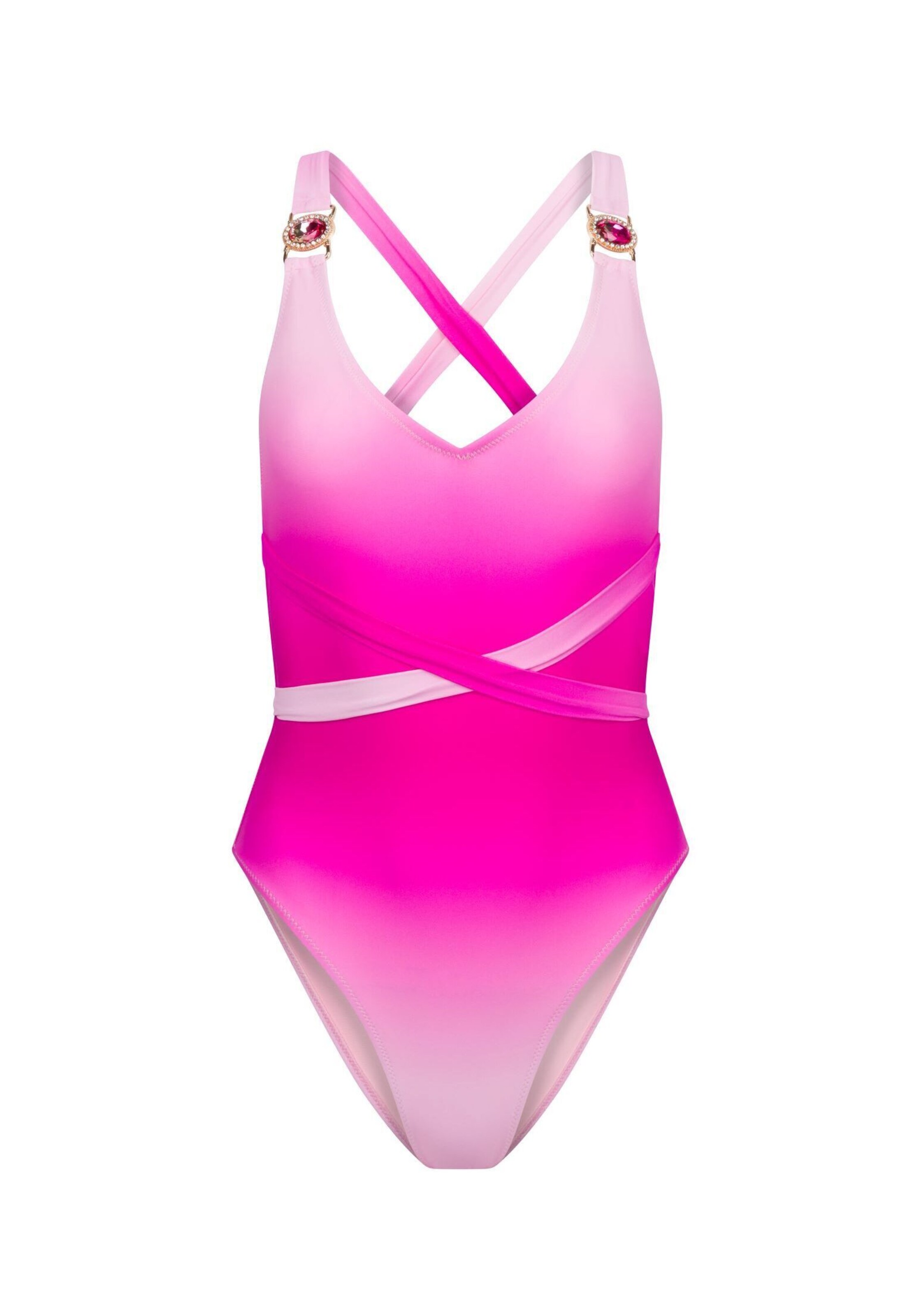 Moda Minx Swimsuit 'Club Tropicana' in Pink: front