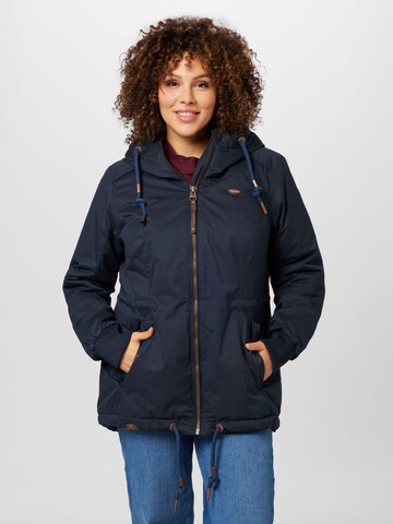 Ragwear Plus Weatherproof jacket 'DANKA' in Blue: front
