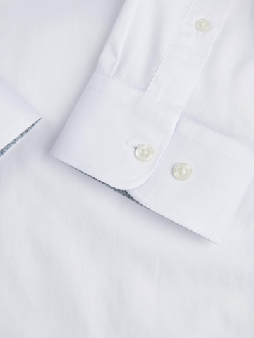 JACK & JONES Regularny krój Koszula 'NORDIC' w kolorze biały