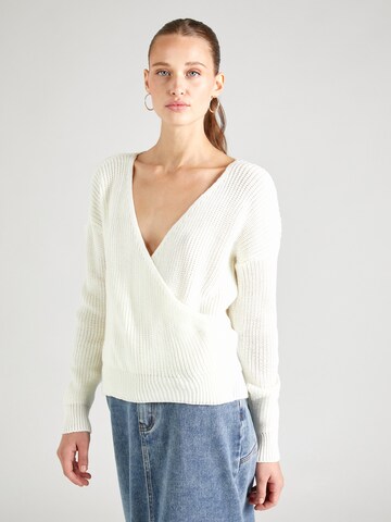 Pull-over 'KAYLEE' Femme Luxe en blanc : devant