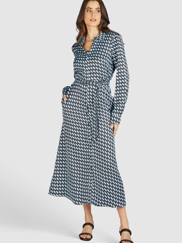 MARC AUREL Shirt Dress in Blue: front