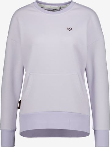 Alife and Kickin Sweatshirt 'JelenaAK' in Lila: predná strana