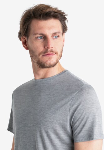 ICEBREAKER Performance Shirt 'Cool-Lite Sphere III' in Grey