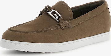 GUESS Loafer 'HEAWS' värissä vihreä: etupuoli