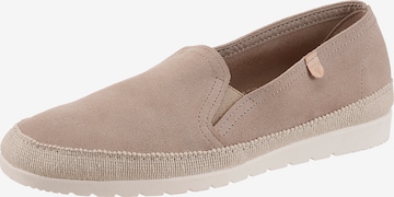 VERBENAS Slipper in Grau: Vorderseite